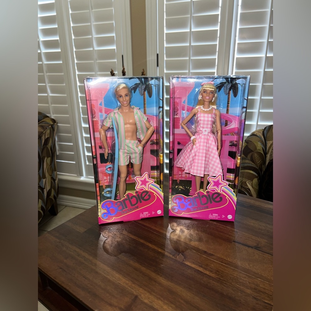New in box Barbie the movie‎ Barbie and Ken beach Collection dolls